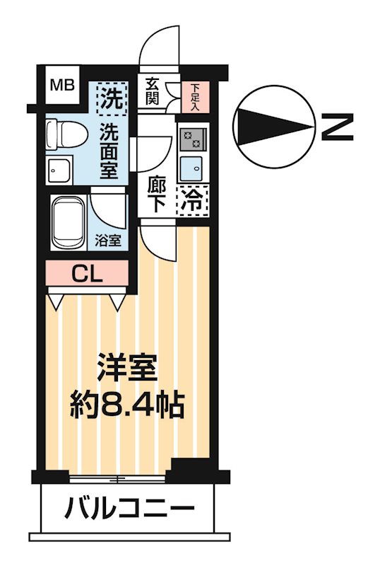 ARCOBALENO HANEDA 0304号室 間取り