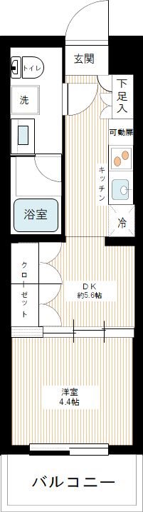 セジョリ板橋坂下Ⅱ 0103号室 間取り