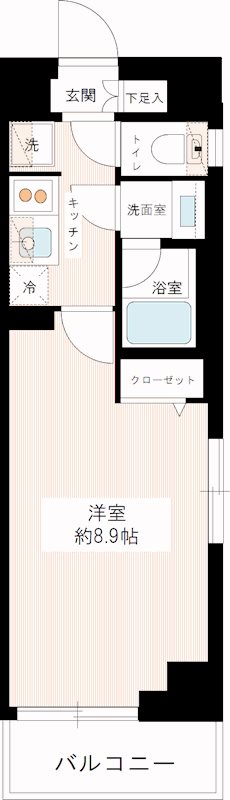 ＭＡＸＩＶ平和台 0204号室 間取り