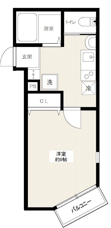 キャメル谷塚Ⅴ 0203号室 間取り