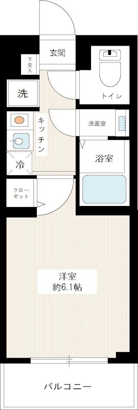 ＭＡＸＩＶ池袋 0404号室 間取り