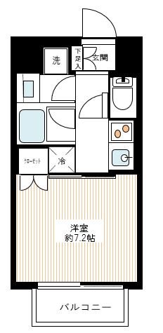 サンウッド錦糸町フラッツ 0307号室 間取り