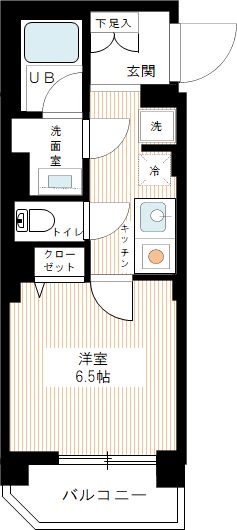 ボーヌ大森 0203号室 間取り