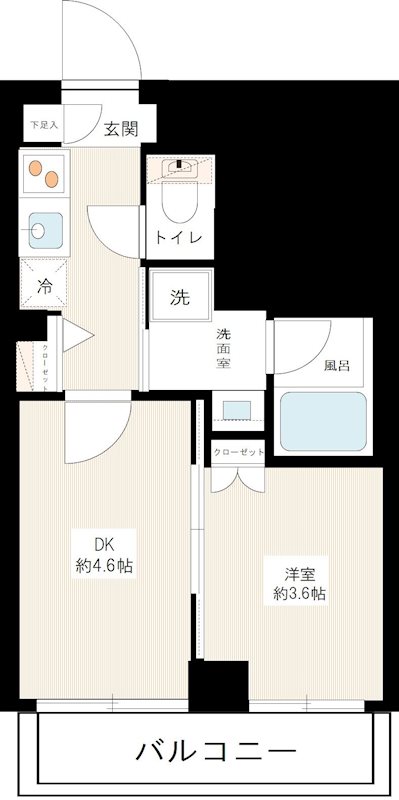 ＡＺＥＳＴ矢口渡 0405号室 間取り