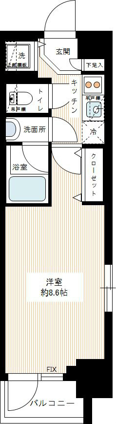 プレディアンスフォート錦糸町ＨＹ&amp;rsquo;ｓ 間取り図