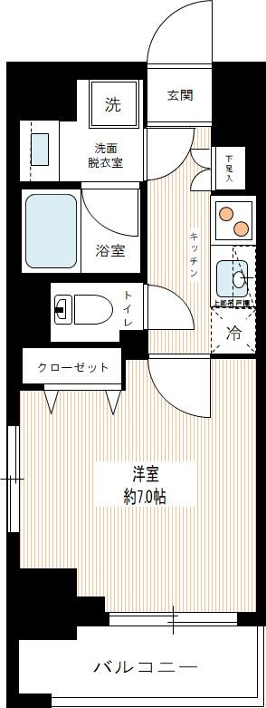 ＨＹ’ｓ ｓｔａｇｅ 浅草今戸 0501号室 間取り