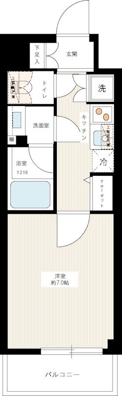 メインステージＴＯＫＹＯ・ＮＯＲＴＨ ＨＹ&rsquo;ｓ 0311号室 間取り