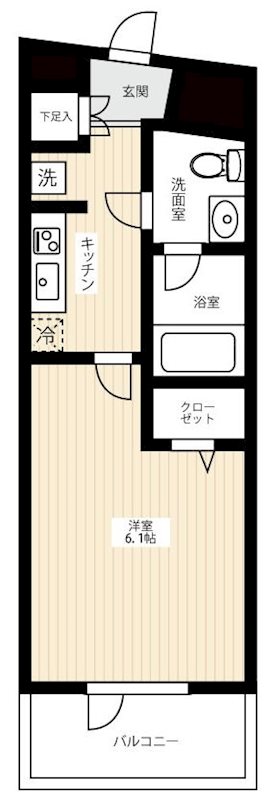 ＡＺＥＳＴ堀切菖蒲園Ⅲ 0506号室 間取り