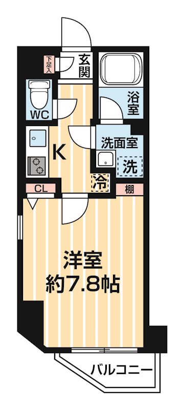 ＭＡＸＩＶ糀谷 0205号室 間取り