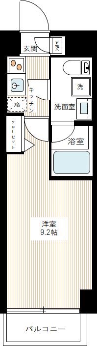 ＭＡＸＩＶ赤羽西ＡＺ 0104号室 間取り