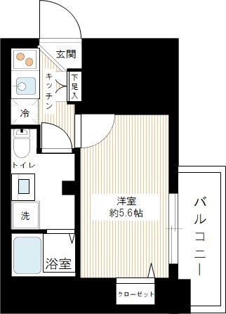 ＬＥＸＥ横濱阪東橋Ⅱ 0101号室 間取り