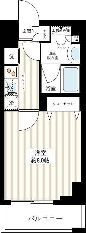 ＨＹ’ｓ ｓｔａｇｅ 浅草今戸 0602号室 間取り