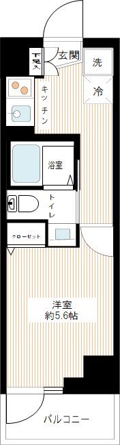 ＬＥＸＥ横濱阪東橋Ⅱ 0702号室 間取り