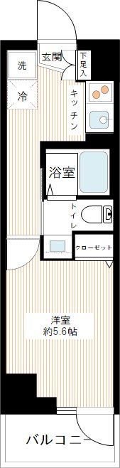 ＬＥＸＥ横濱阪東橋Ⅱ 0704号室 間取り