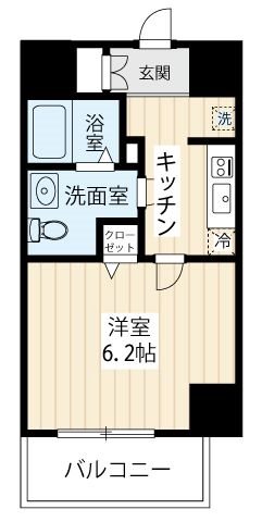 ＧＥＮＯＶＩＡ京成立石Ⅱｓｋｙｇａｒｄｅｎ 0301号室 間取り