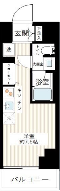 クラリッサ横浜ベーネ 0402号室 間取り