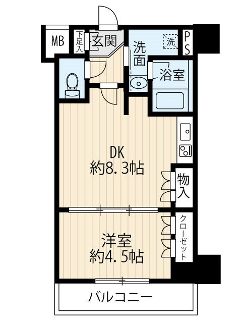 セジョリ大山 0304号室 間取り