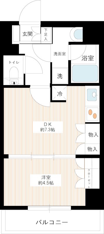 セジョリ大山 0501号室 間取り