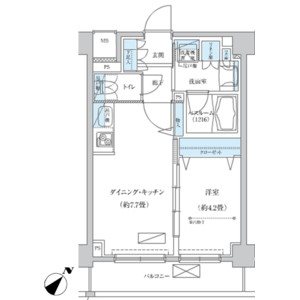 クリオ板橋本町 0305号室 間取り