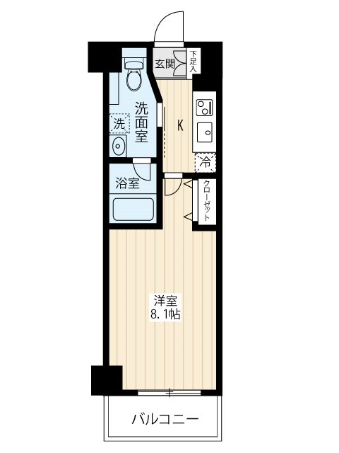 ＬＥＸＥ八広 0402号室 間取り