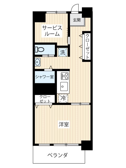 西船橋永谷マンション 0121号室 間取り