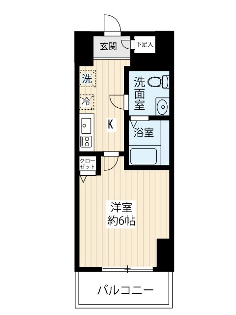 GENOVIA青砥skygarden 1304号室 間取り