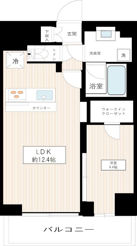 ミルーナヒルズ柏 0305号室 間取り