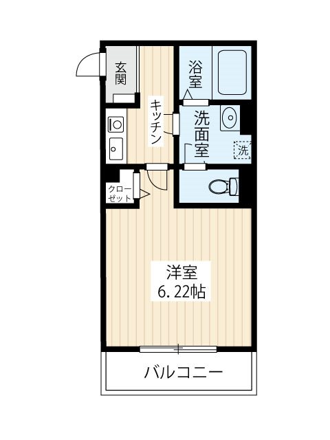 プラッサムコート八王子 0103号室 間取り