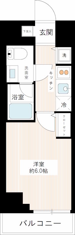 ルクシェール青砥 0202号室 間取り