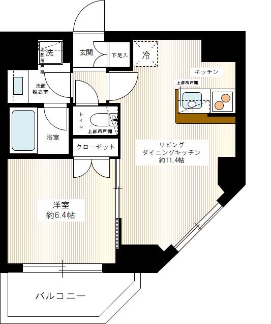 ＲＥＸＺＹ東向島 0406号室 間取り