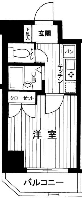 ヴェルト池袋 0903号室 間取り
