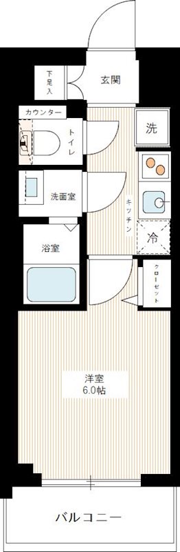 AZEST青砥 0804号室 間取り
