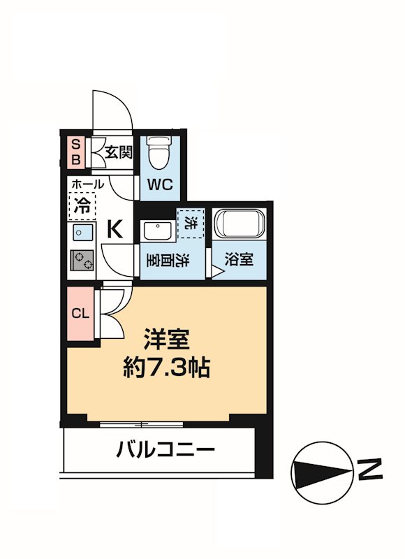 ＡＺＥＳＴお花茶屋Ⅵ 0102号室 間取り