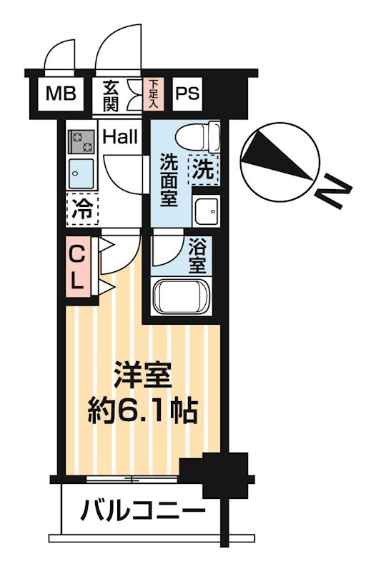 0403号室 間取り