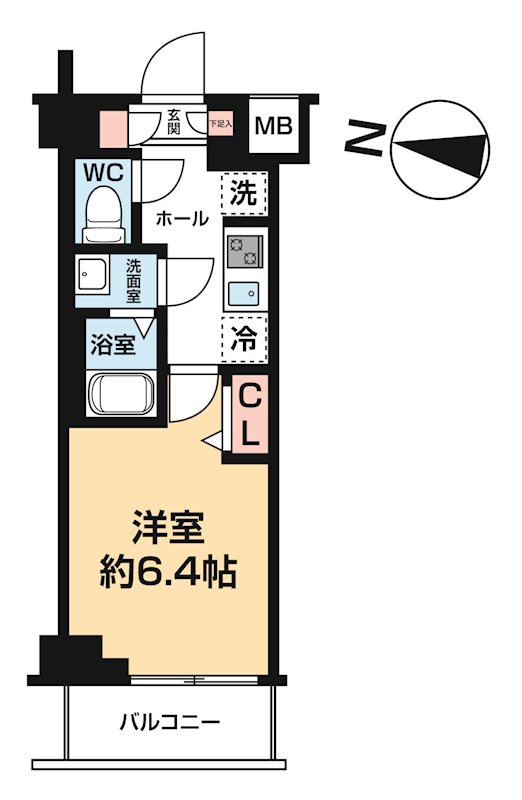 ＡＺＥＳＴ立石Ⅱ 0303号室 間取り