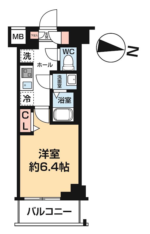 ＡＺＥＳＴ立石Ⅱ 0313号室 間取り