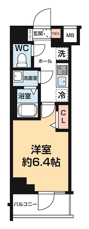 ＡＺＥＳＴ立石Ⅰ 0605号室 間取り