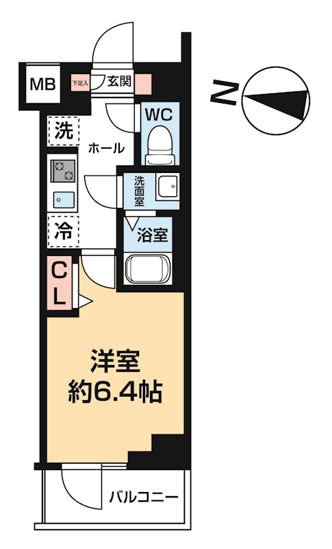 ＡＺＥＳＴ立石Ⅱ 0302号室 間取り