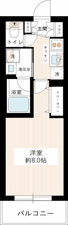 ＨＹ’ｓ Ｖｉｇｏｒ 墨田 0102号室 間取り