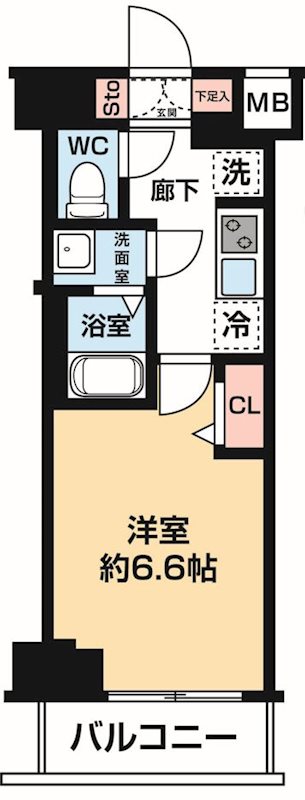 AZEST立石Ⅰ 0402号室 間取り