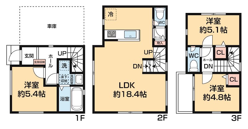 川崎市幸区幸町戸建 間取り