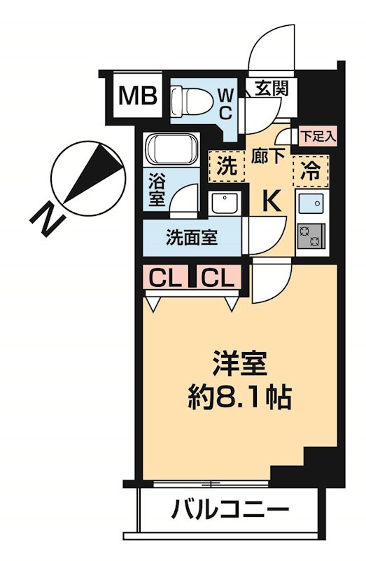 ＭＡＸＩＶ西川口ＳＣ 0102号室 間取り