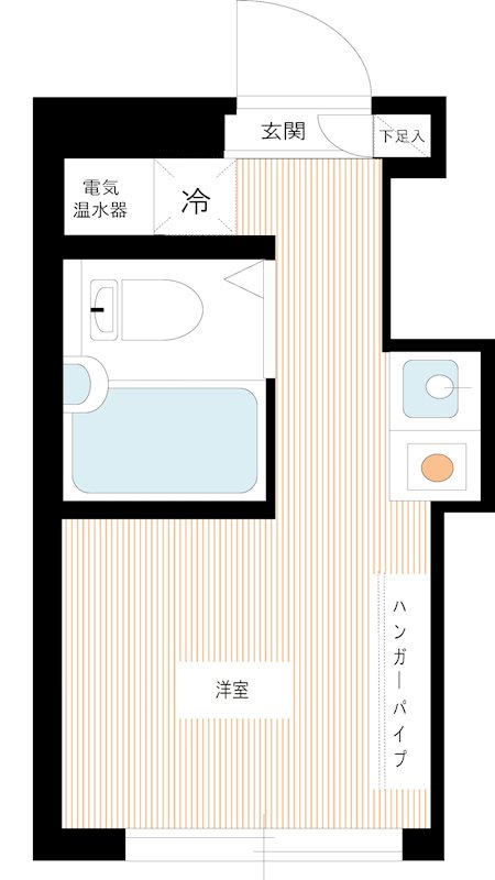 プラチナフォルム大森ＮｏｒｔｈⅡ 0303号室 間取り