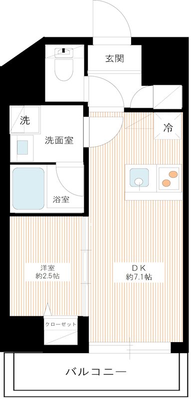 Ｃｉｏｎ ＳＡＮＧＥＮ－ＪＹＡＹＡ 0402号室 間取り