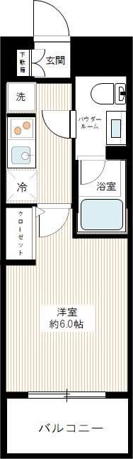 ＡＺＥＳＴ堀切菖蒲園Ⅲ 0501号室 間取り