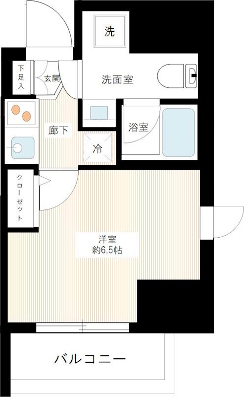 ティモーネ グランデ立川 0502号室 間取り