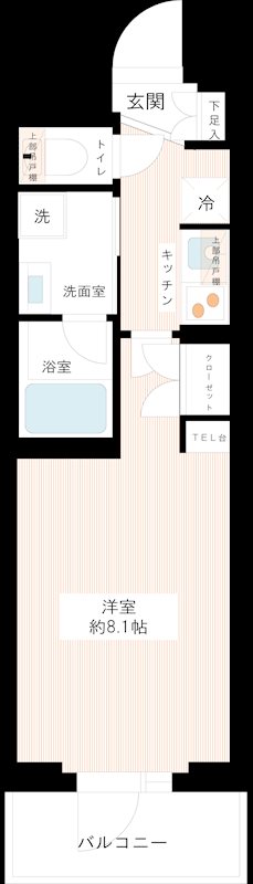 ジュイールパルフェ西新井 0306号室 間取り