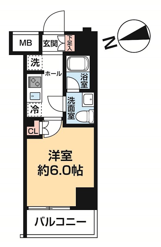 ＨＹ’ｓ綾瀬Ⅱ 0306号室 間取り