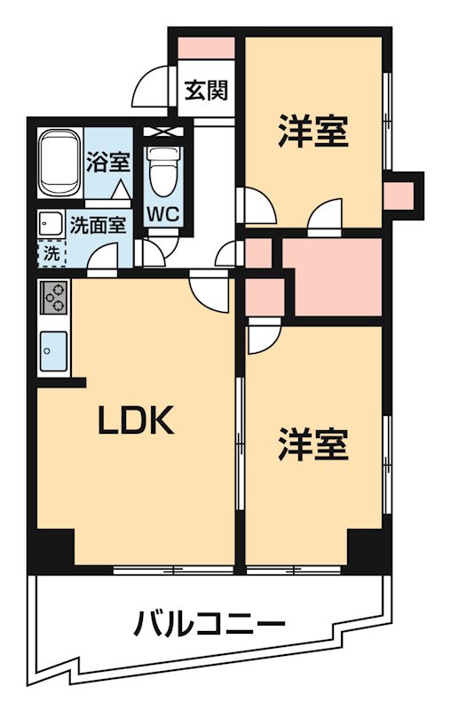 ＩＳＭ八王子 0403号室 間取り