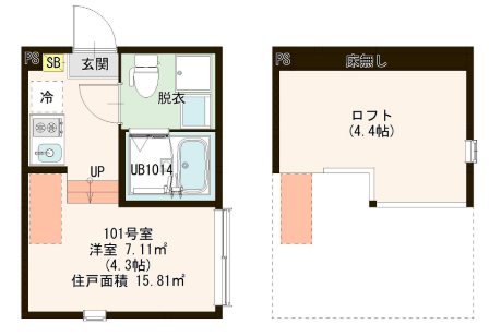 グラン竹ノ塚 間取り図